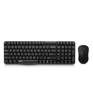 Rapoo Wireless Optical Mouse & Keyboard X1810 - Black