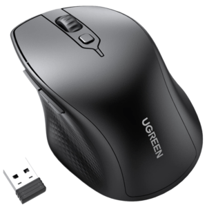 UGREEN Ergonomic Wireless & Bluetooth Mouse (Without Battery) - UG-90395