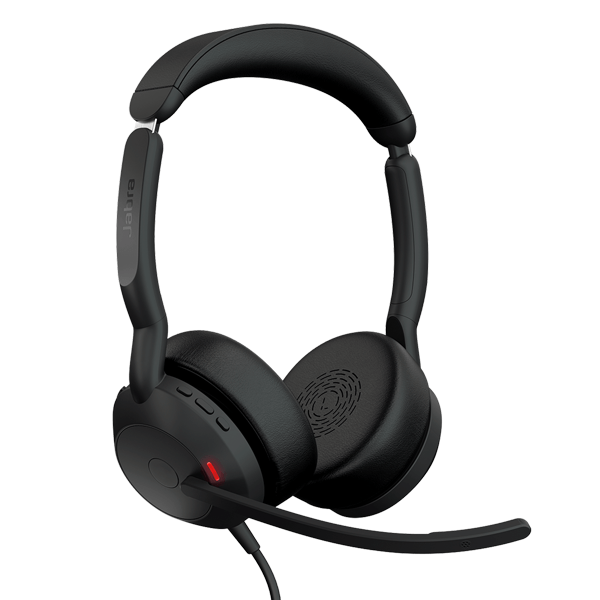 Jabra Evolve2 50 Wired/Bluetooth Stereo Headset With Active noise‑canceling mic, Microsoft Teams Certified, USB-A – 25089-999-999