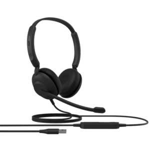Jabra Evolve 10 USB-A Wired Stereo Headset with noise‑canceling mic and leatherette ear cushions - 2699-820-109