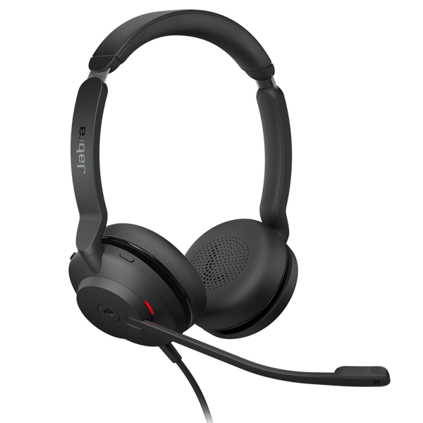 Jabra Evolve 30 II USB-C Wired Stereo Headset with noise‑canceling mic, Microsoft Teams Certified, with USB-C/A Adapter -5399-823-369