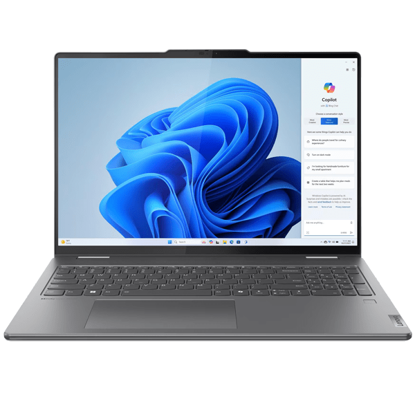 Lenovo Yoga 7 2-in-1 16IML9 AI PC, Intel Core Ultra 7 155U, 16GB Soldered LPDDR5X-7467, 1TB SSD M.2 2242 PCIe 4.0×4 NVMe,Intergrated Intel Arc Graphics, Windows 11 Home, 16″ WUXGA IPS Touch Screen – 83DL0002US