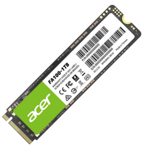 ACER FA100 Internal SSD M.2 PCIe Gen 3*4 NVMe 2280 - 1TB - BL.9BWWA.120
