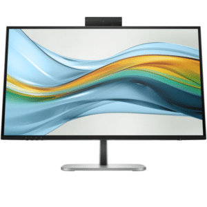 HP Series 5 Pro 27 inch QHD USB-C Conferencing Monitor 527pm with Integrated Poly Studio 5MP pop-up tiltable webcam- 9E0Y9AS