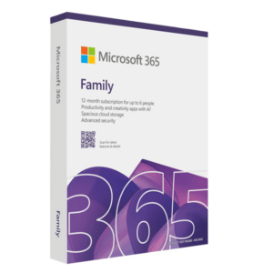 Microsoft 365 Family Africa Only Medialess - 6 Users - 1 Year  - EP2-36885